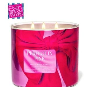Bath & Body Works Perfect in Pink Candle Brand New